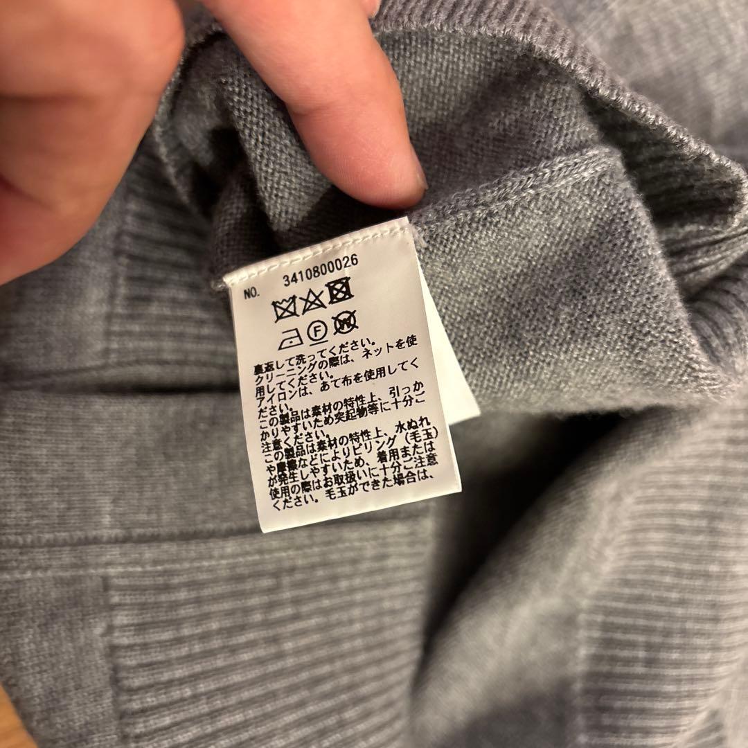 【RonHerman DEMYLEE】美品 グレー Vネックベスト XS ウール