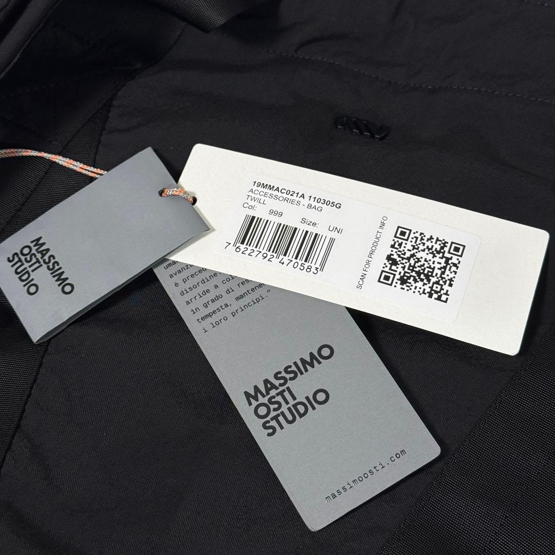 【なかむ着用】Massimo Osti Studio トートバッグ ブラック