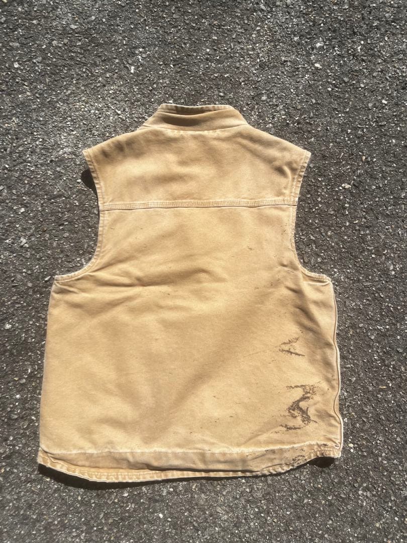 Carhartt ベージュ ベスト K18406 値下げ交渉可