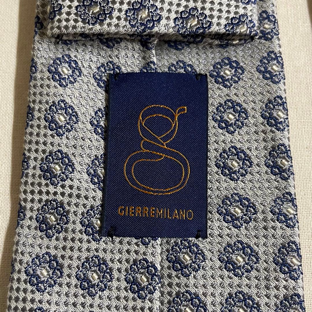美品）GIERRE milano ジエッレ ハンドメイド　ネクタイ