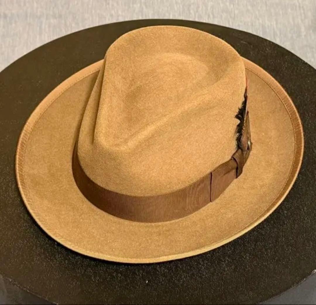 STETSON ステットソン ウールフェルト ハット 約60.5cm