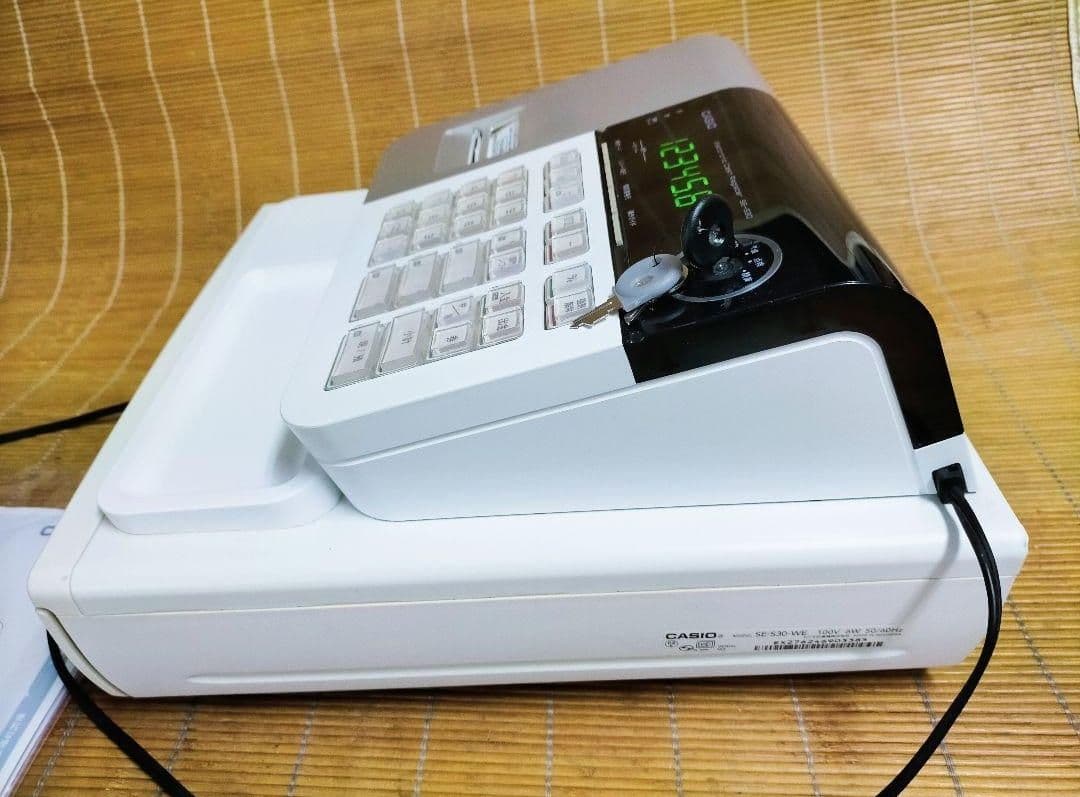 カシオレジスター　SE-S30　人気機種　コンパクト　送料無料　261117