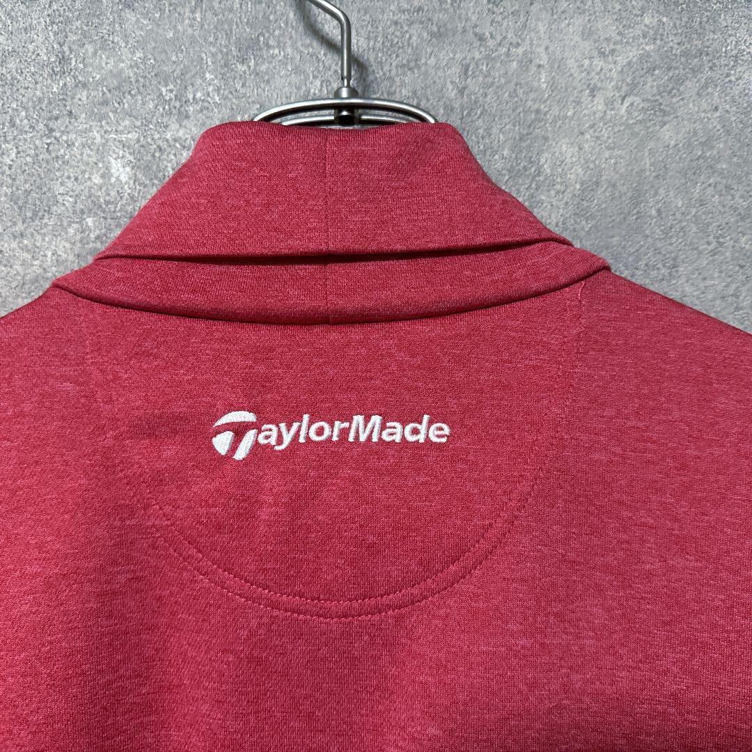 TaylorMade テーラーメイド タートルネック シャツ レッド系 M 長袖