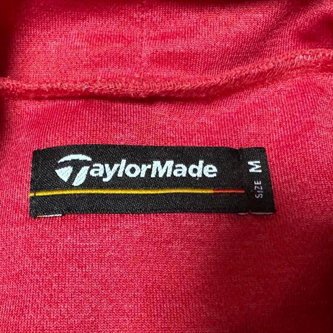 TaylorMade テーラーメイド タートルネック シャツ レッド系 M 長袖