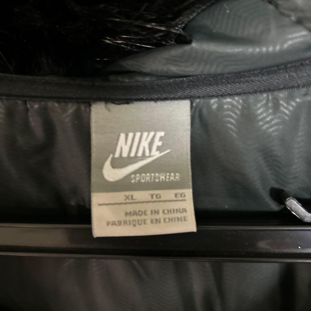 NIKE ベンチコートXL ダウン75％フェザー25％あったかい！3万円程を！