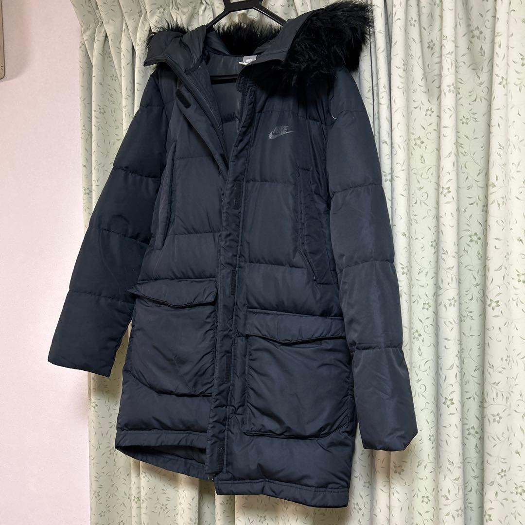 NIKE ベンチコートXL ダウン75％フェザー25％あったかい！3万円程を！