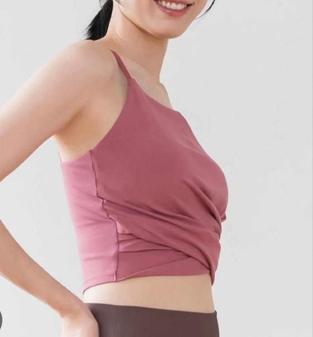 新品タグ付【SUKALA】WAGAMIツイストブラトップ　ブラック　Ｓサイズ