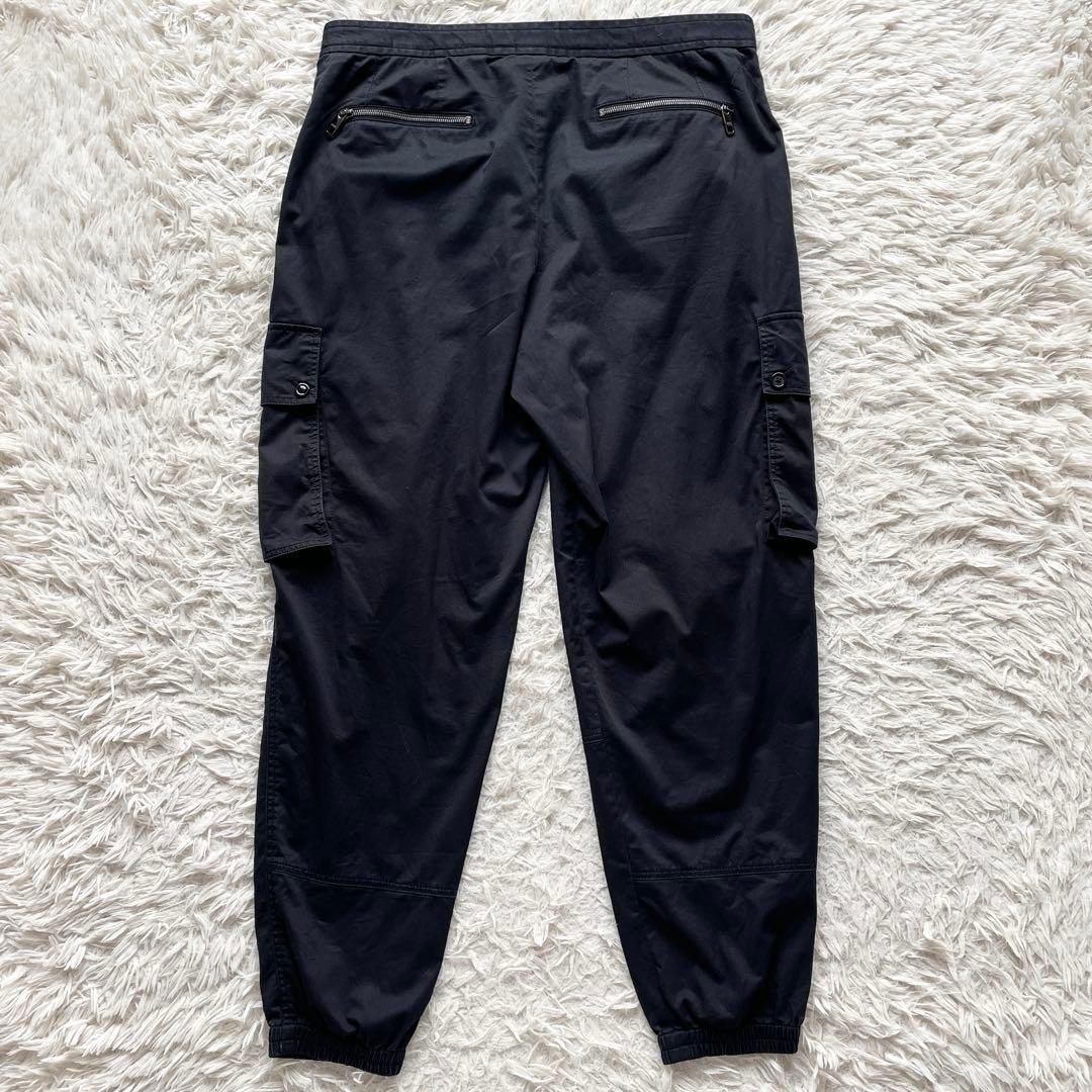 美品 XLサイズ DOLCE&GABBANA カーゴパンツ ロゴメタルプレート