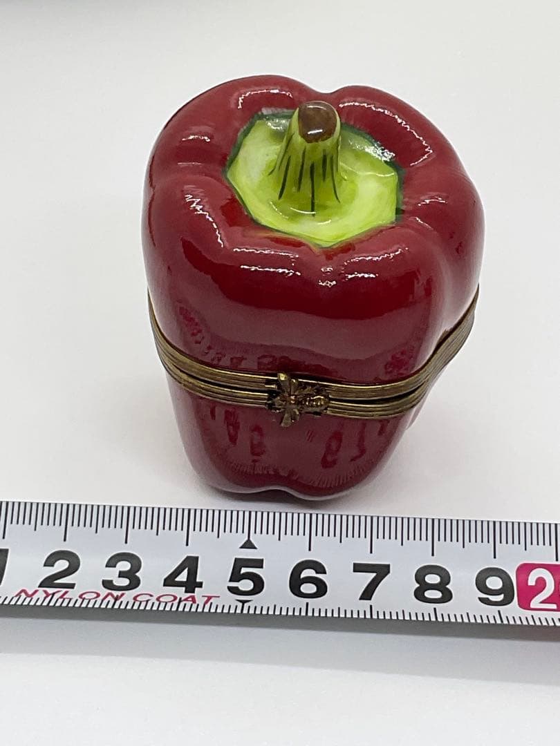 リモージュボックス　手描き　Limoges トリンケットボックス　野菜3種セット