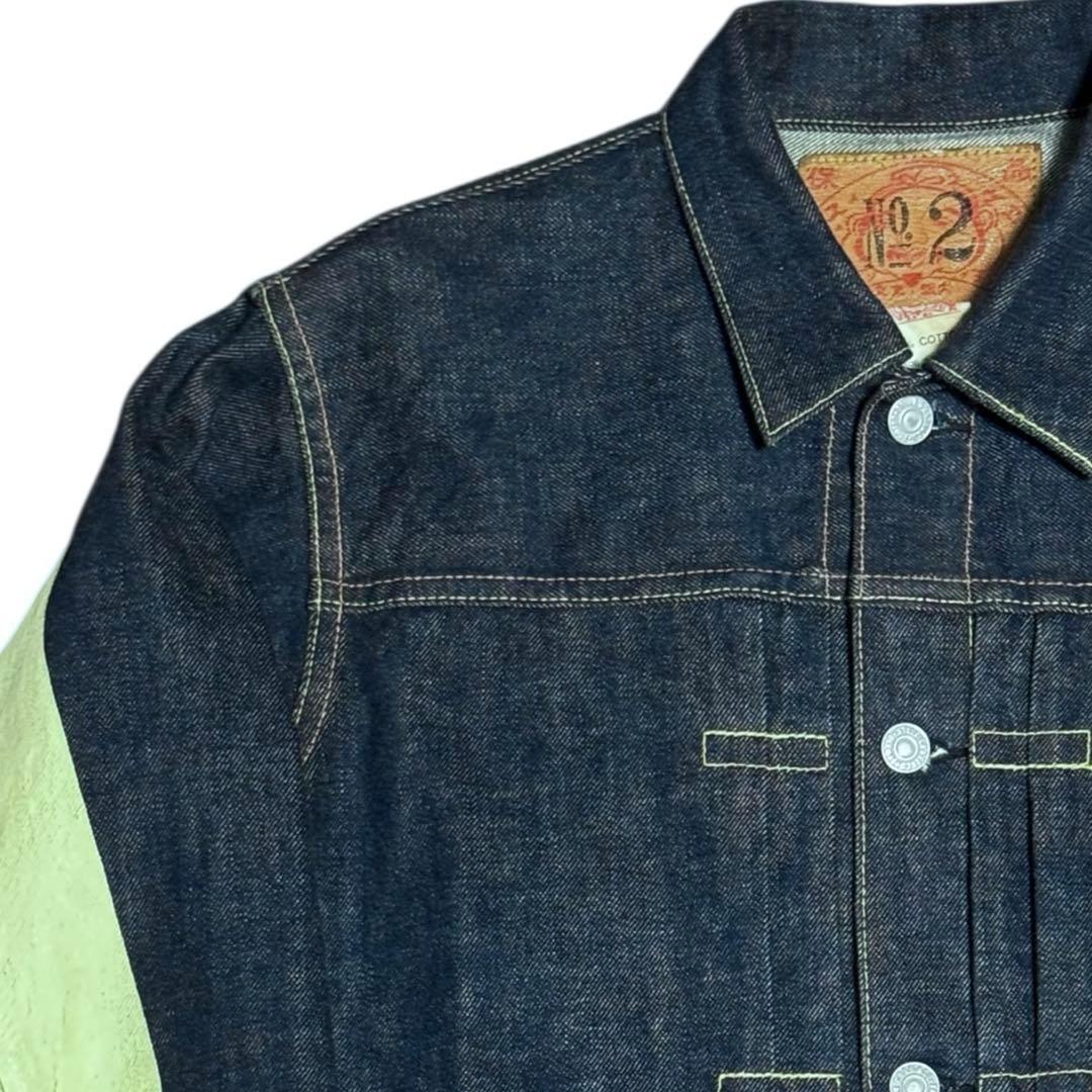 美品 濃紺 EVISU 1506 大黒 1st デニムジャケット 38 日本製