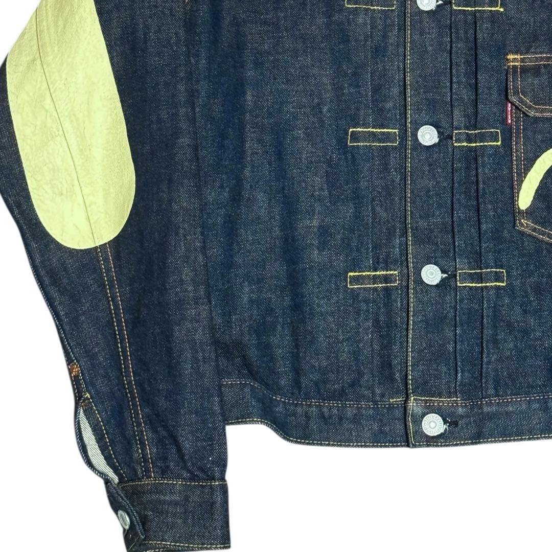 美品 濃紺 EVISU 1506 大黒 1st デニムジャケット 38 日本製