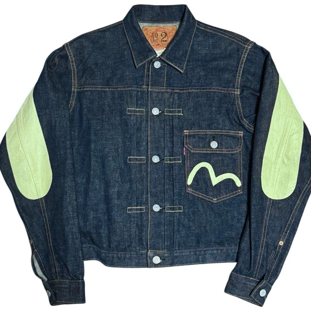美品 濃紺 EVISU 1506 大黒 1st デニムジャケット 38 日本製