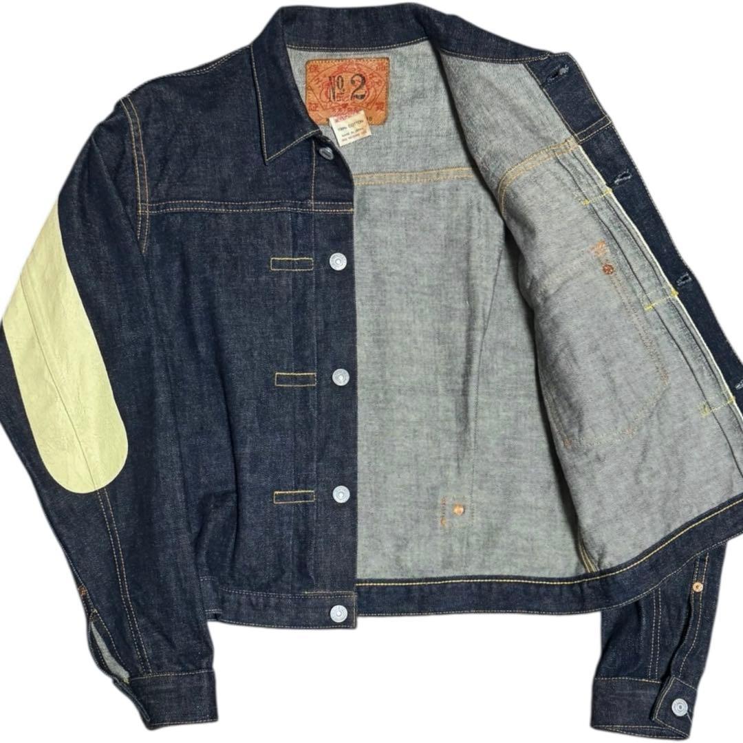 美品 濃紺 EVISU 1506 大黒 1st デニムジャケット 38 日本製