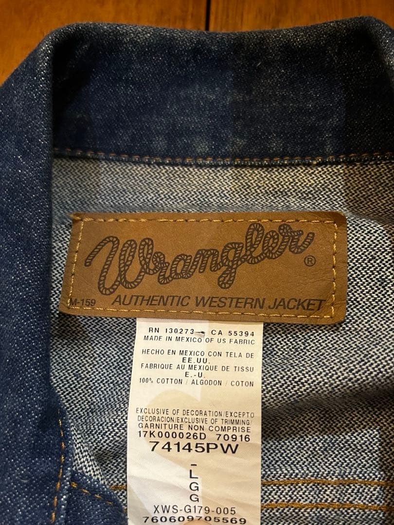 ジャケット・アウター Wrangler M-159 Authentic Western Jacket