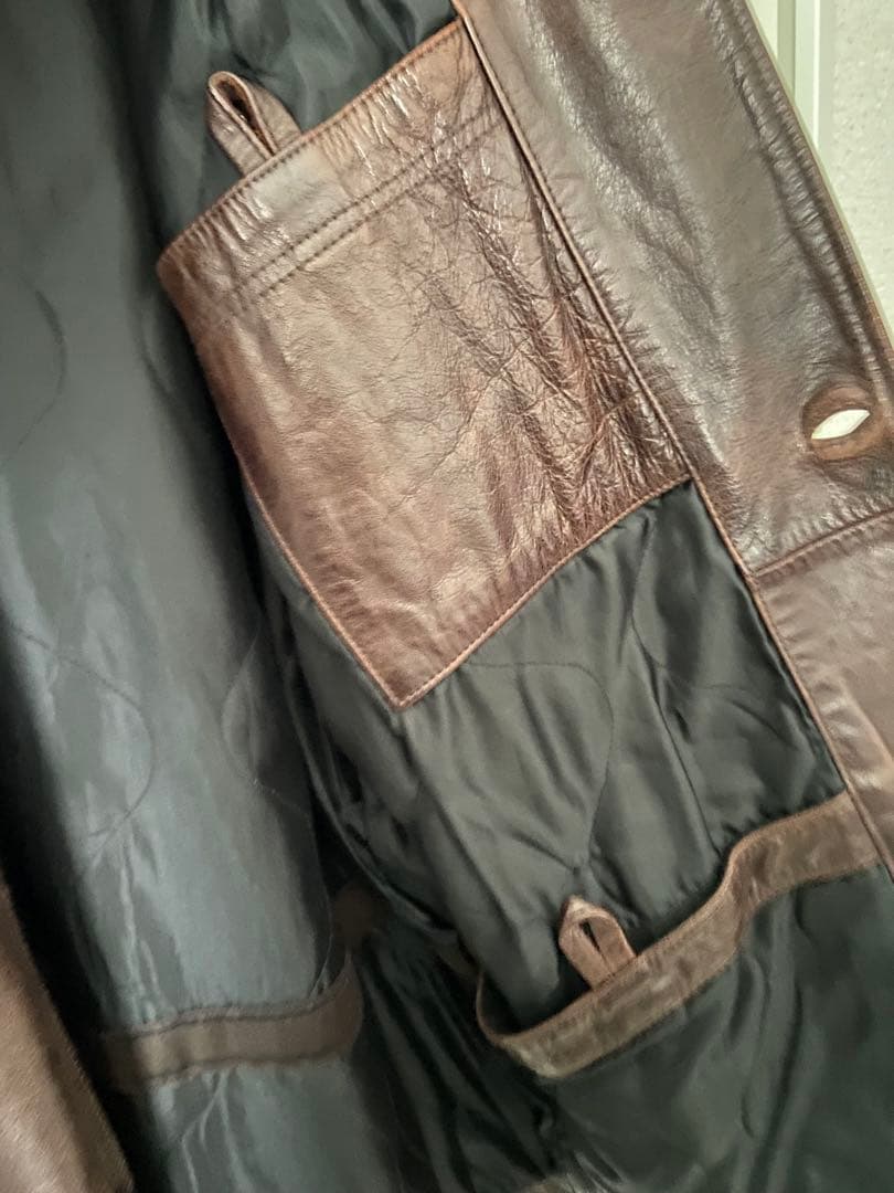 【USED】OLD GAP レザーカーコート