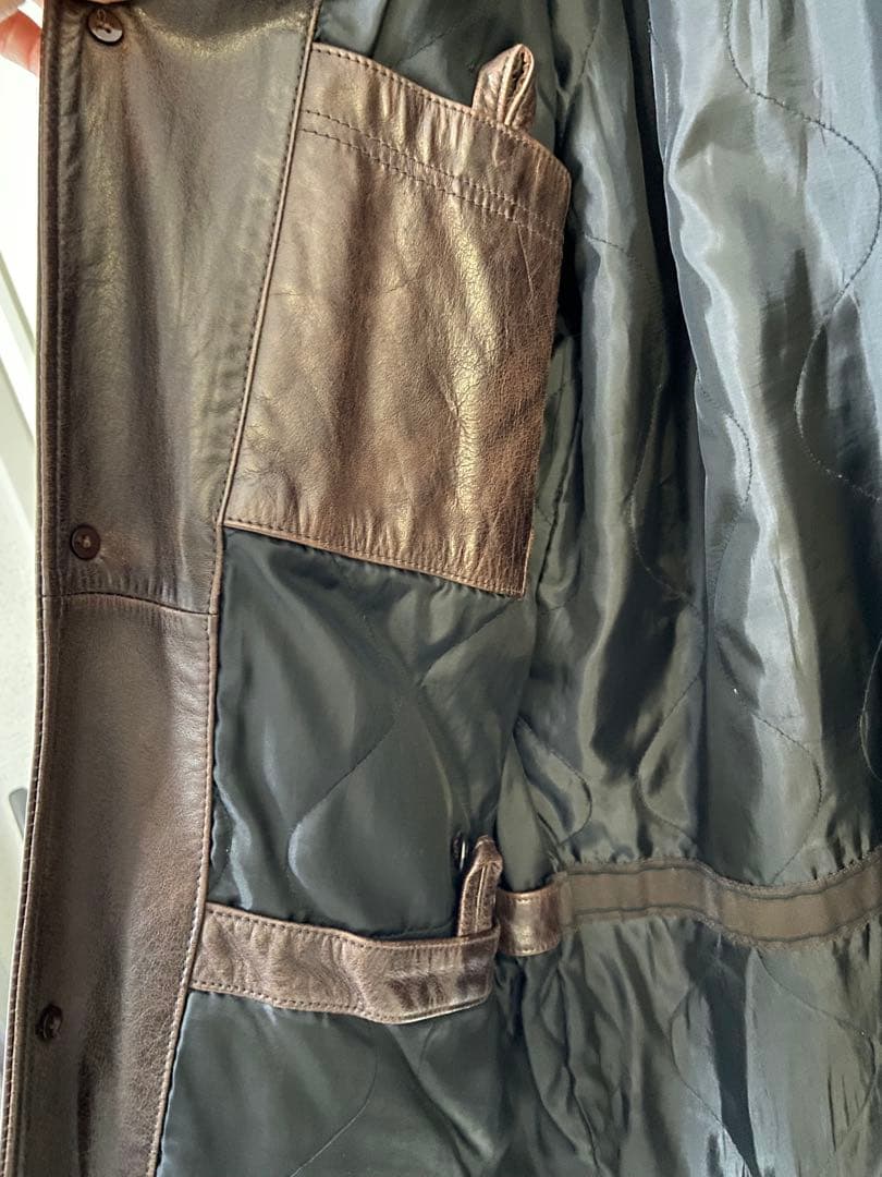 【USED】OLD GAP レザーカーコート