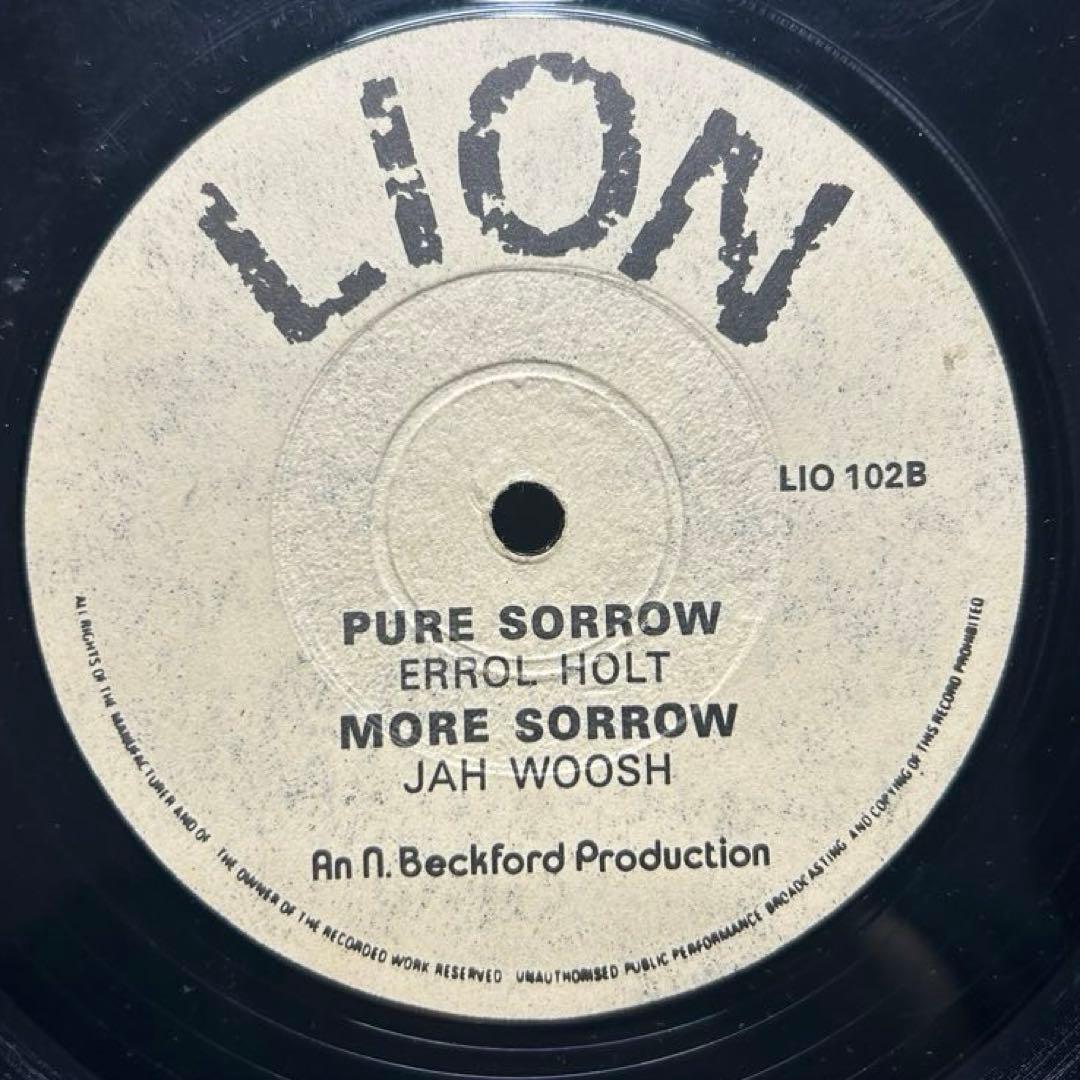 洋楽 Pure Sorrow / More Sorrow - Errol Holt