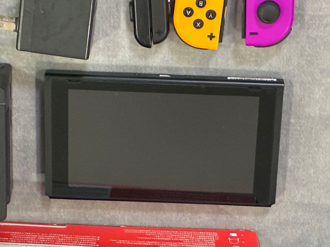 ダークモカさん専用Nintendo Switch Joy-Conパープルオレンジ