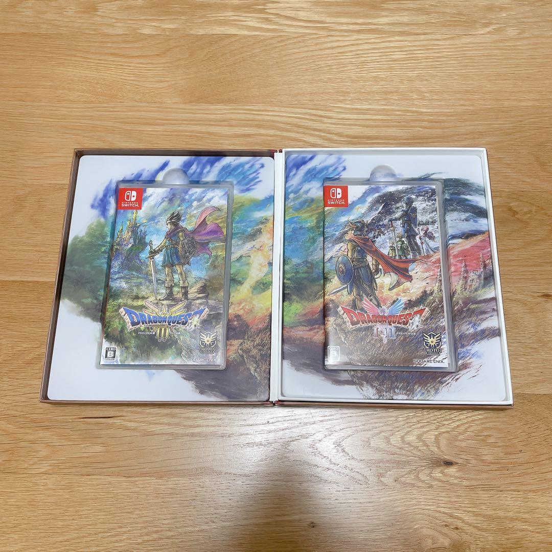 値下げ【美品】ドラゴンクエスト1 & 2 3 Switch　ソフト収納BOX付き