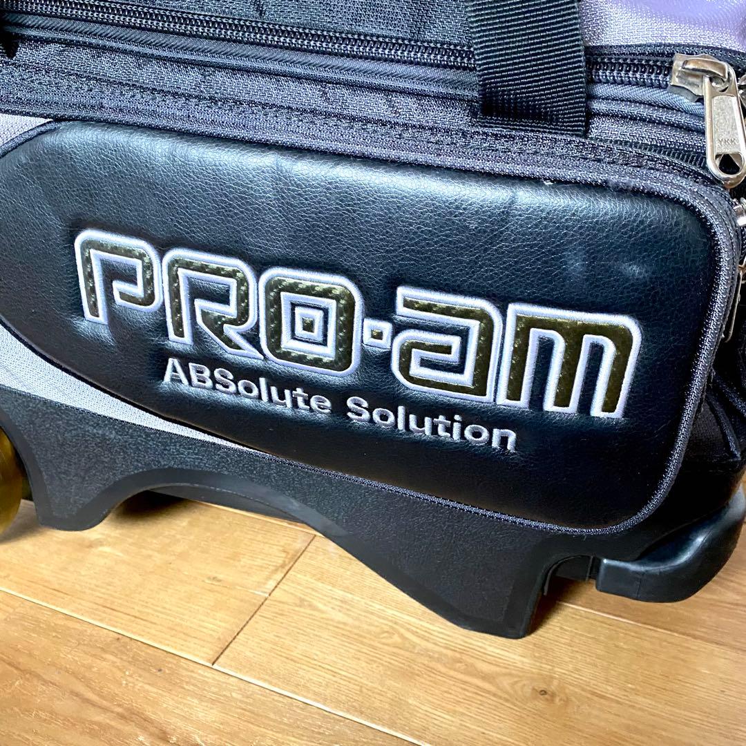 ABS PRO-am ボーリング用キャリーバッグ 2球用 ボール2球付き