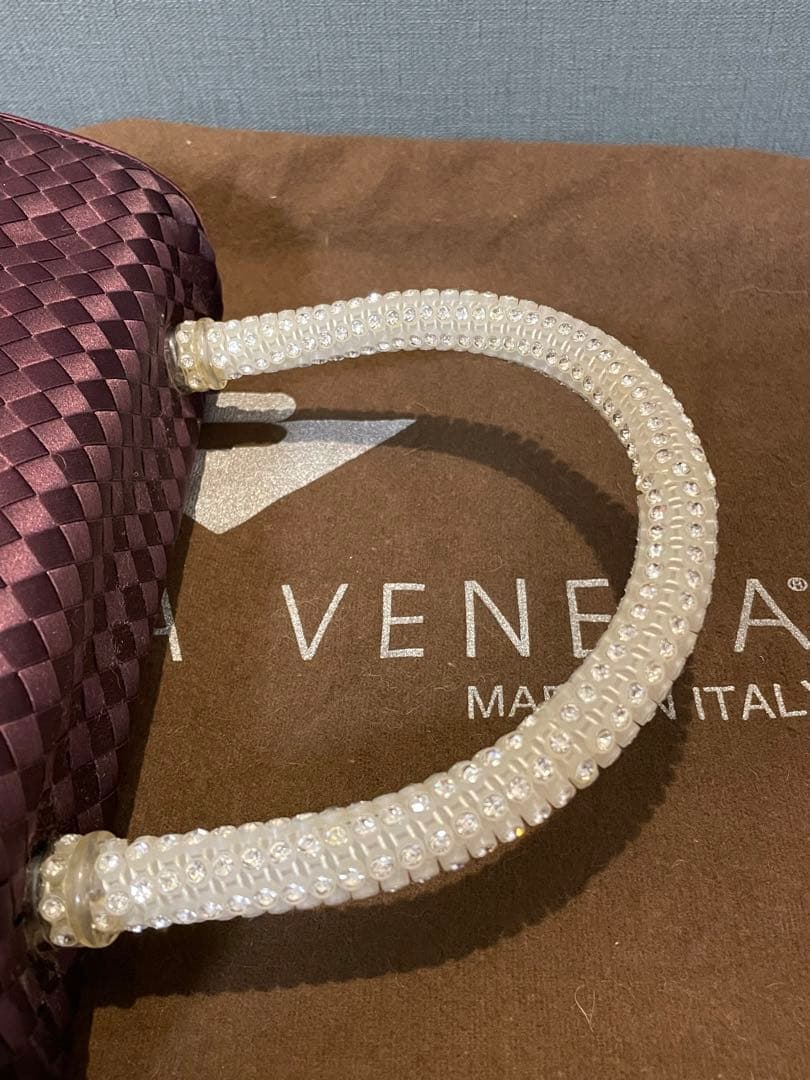 BOTTEGA VENETA ボッテガヴェネタ　ラインストーン　ハンドバッグ