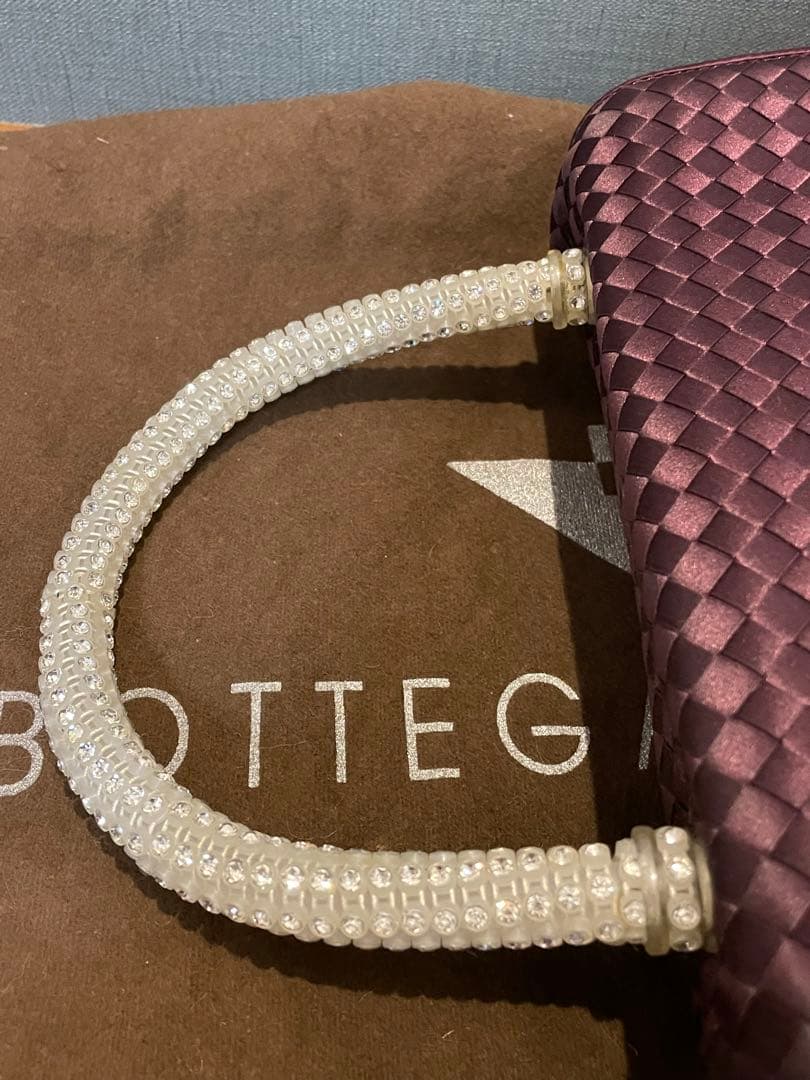 BOTTEGA VENETA ボッテガヴェネタ　ラインストーン　ハンドバッグ