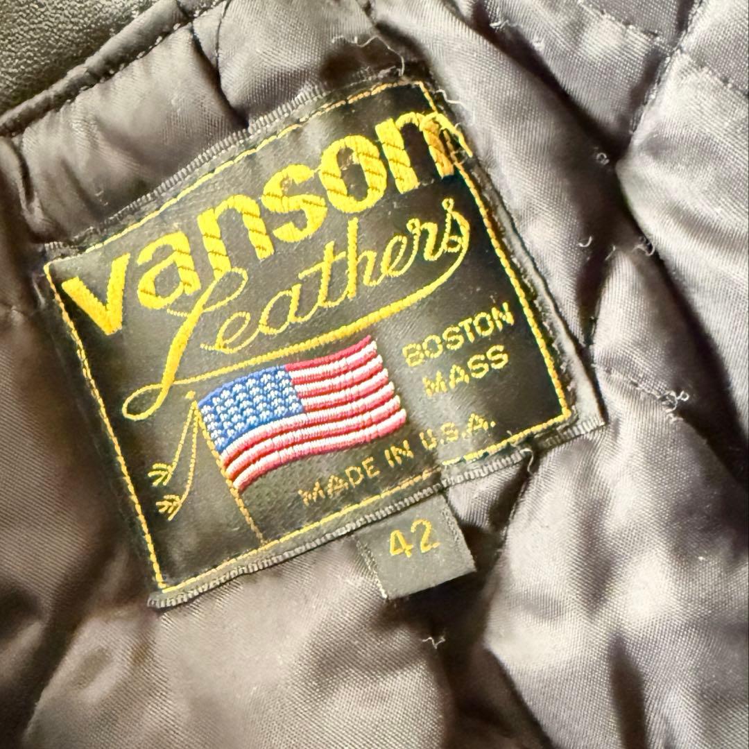 vanson C2 ロング　別注　レザーライダース