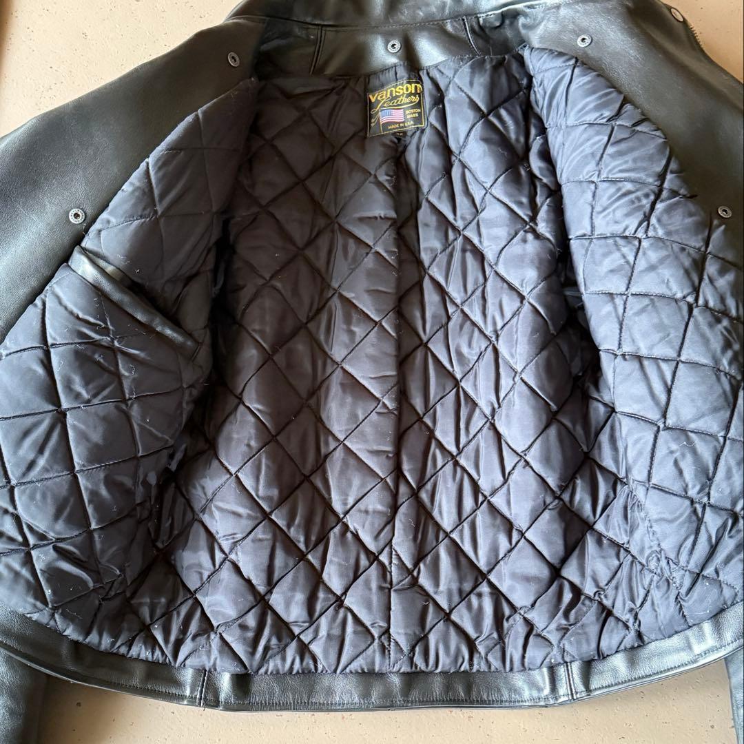 vanson C2 ロング　別注　レザーライダース