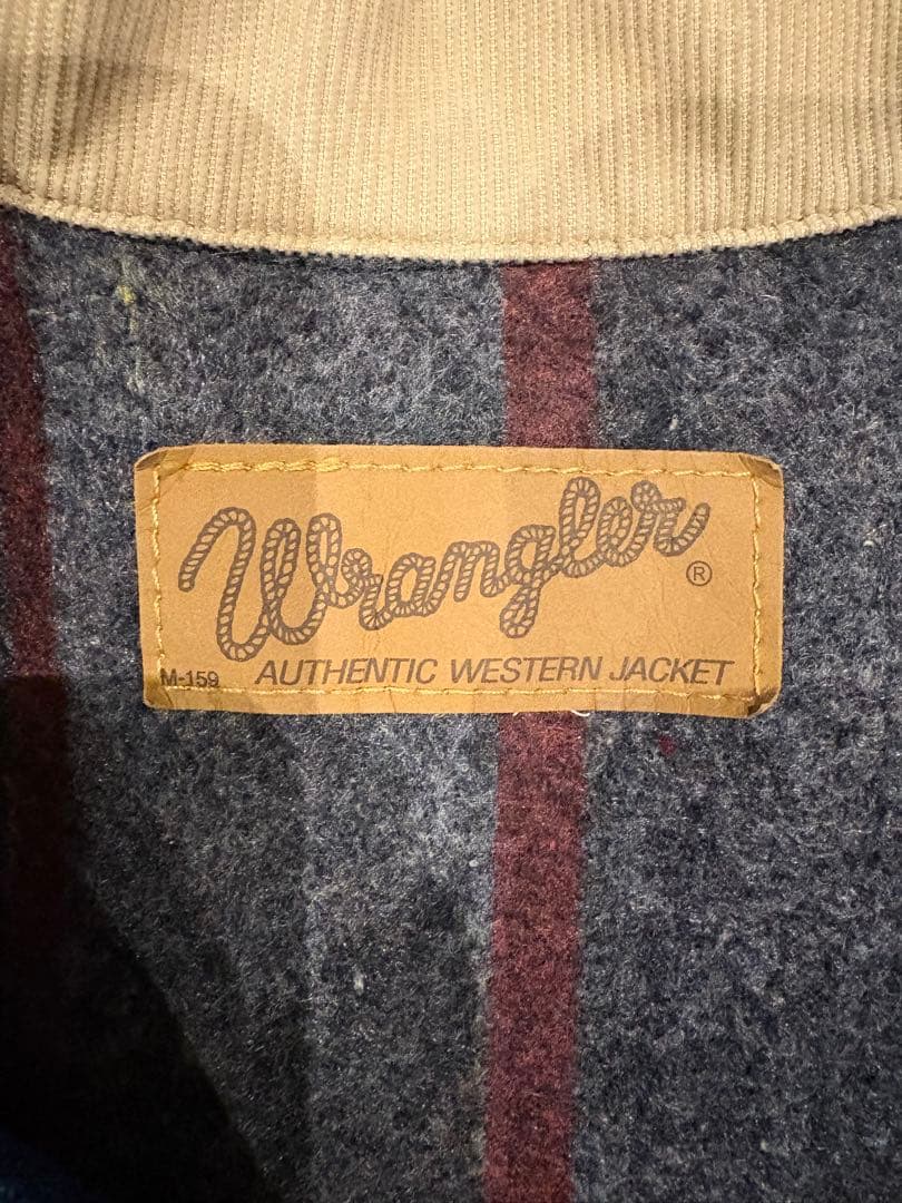 Wrangler M-159 ウエスタンジャケット デニムブルー
