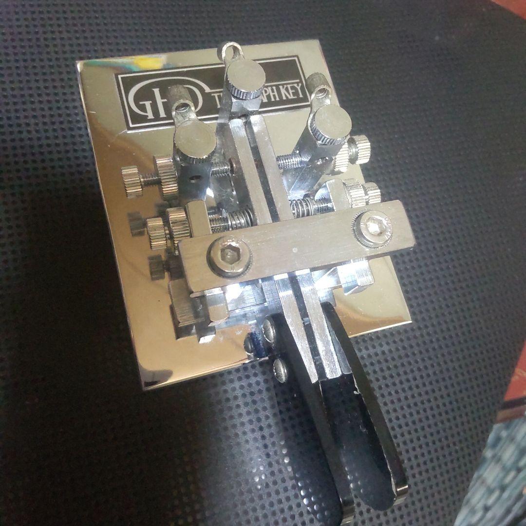 GHD テレグラフキー 金属製 電鍵 パドル