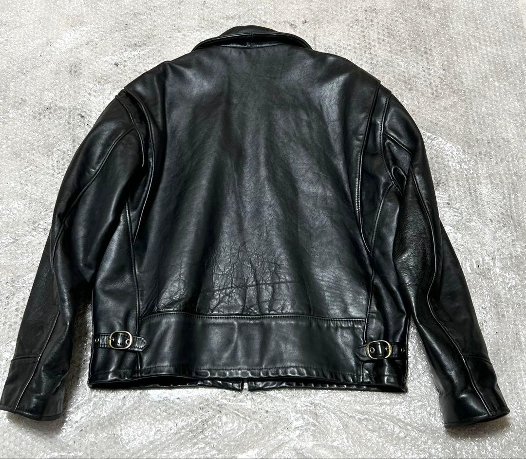 ④schott【46】AT101 米国製◇革ジャンninjaハーレーgpショベル