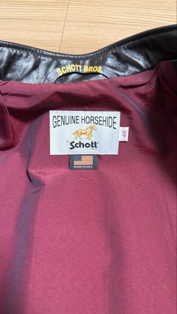 Schott ショット　641XXH 40サイズ　ホースハイド