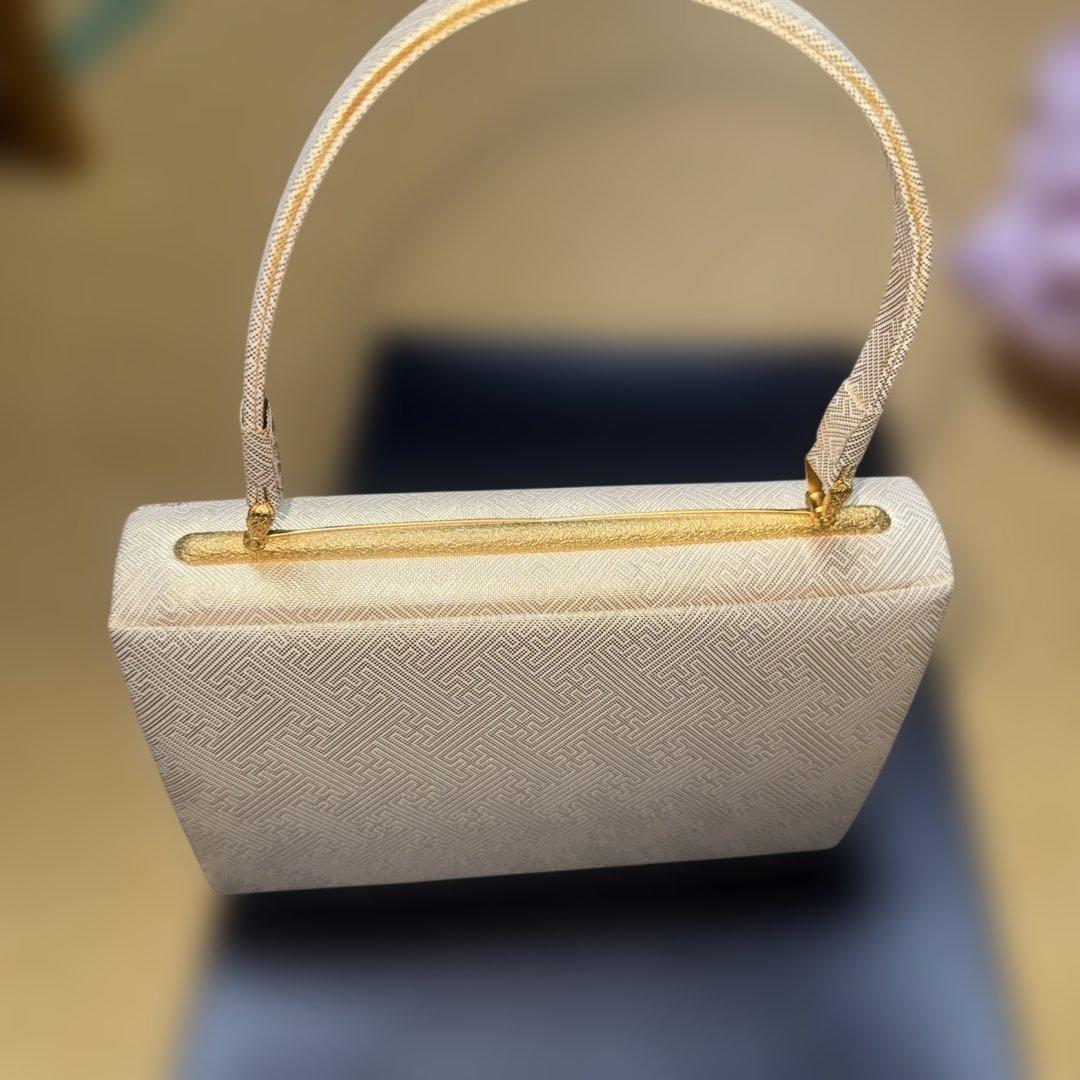 キンワシ印のゴールドカラー草履バッグセット