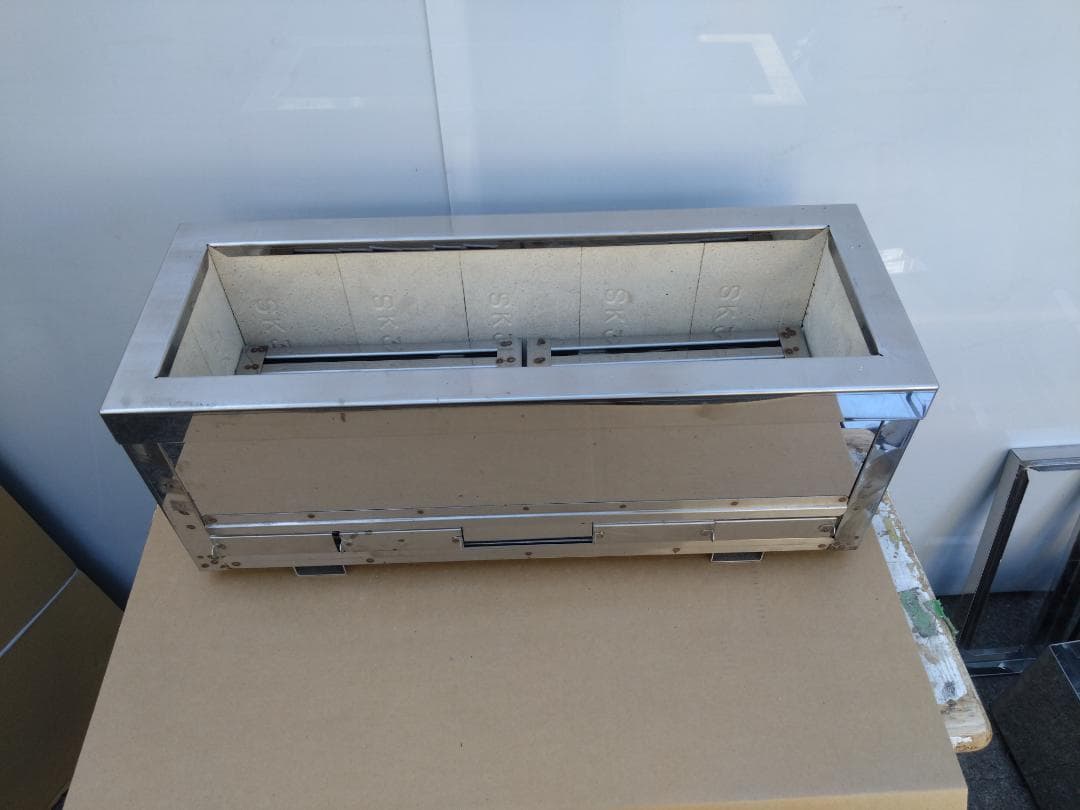耐火レンガコンロ ★ 新品 卓上 炭火 炭焼き台 焼き鳥 木炭 備長炭 W600