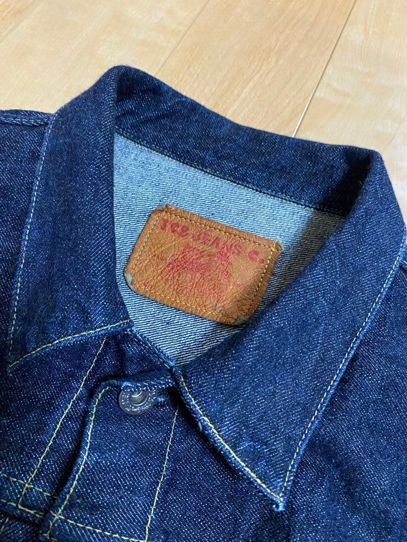 TCB JEANS ジーンズ S40's デニムジャケット 赤タブ Tバック