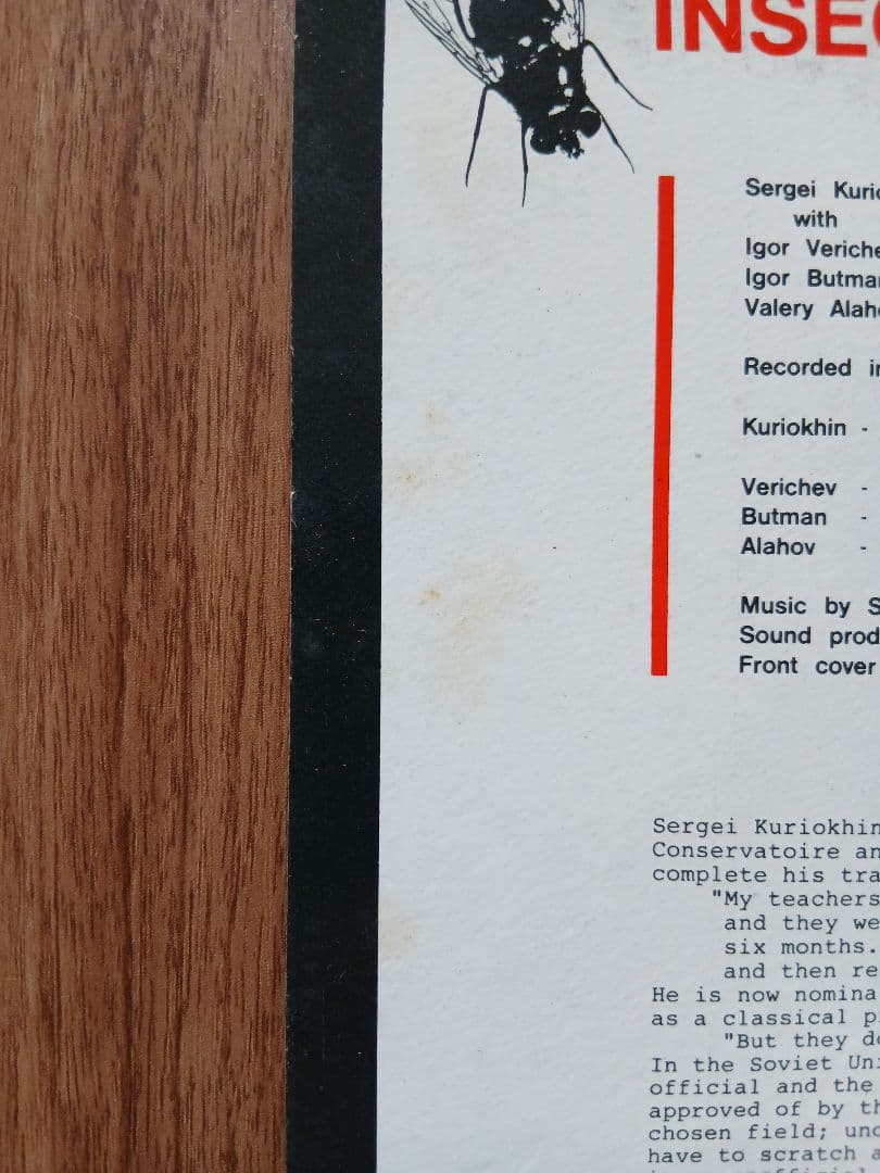 洋楽 Popular Mechanics - Insect Culture LP