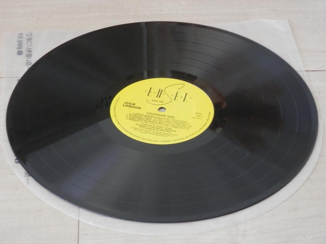 カレンダー・ガール / ジュリー・ロンドン　UK　直輸入盤　LPレコード