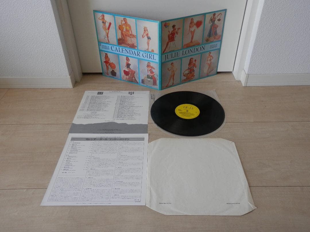 カレンダー・ガール / ジュリー・ロンドン　UK　直輸入盤　LPレコード