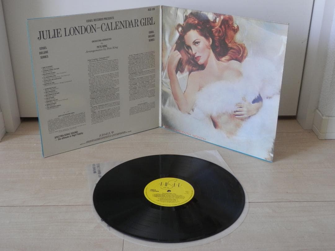 カレンダー・ガール / ジュリー・ロンドン　UK　直輸入盤　LPレコード