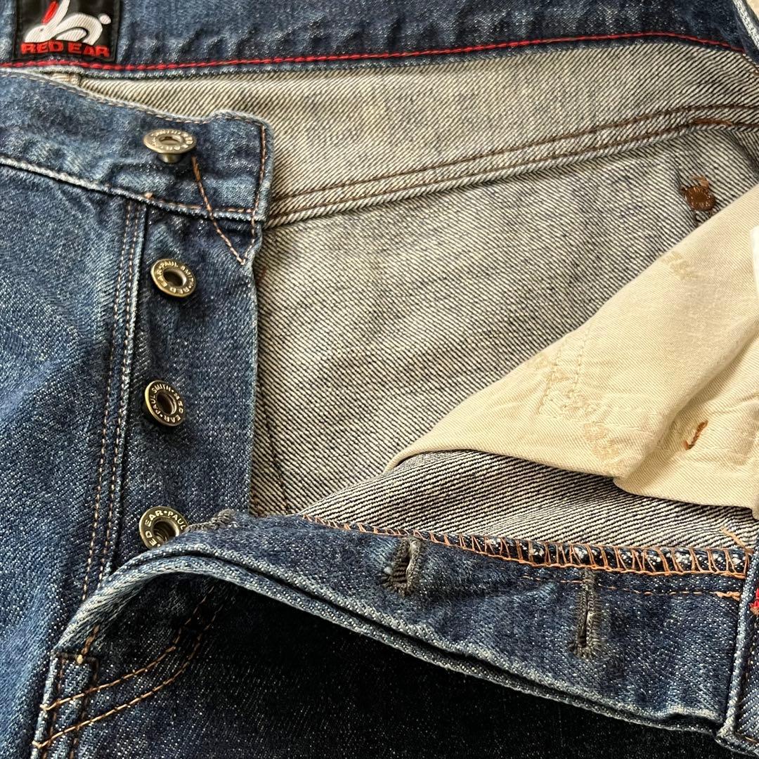 なーすけ！PAUL SMITH RED EAR ブリーチ加工デニム w34