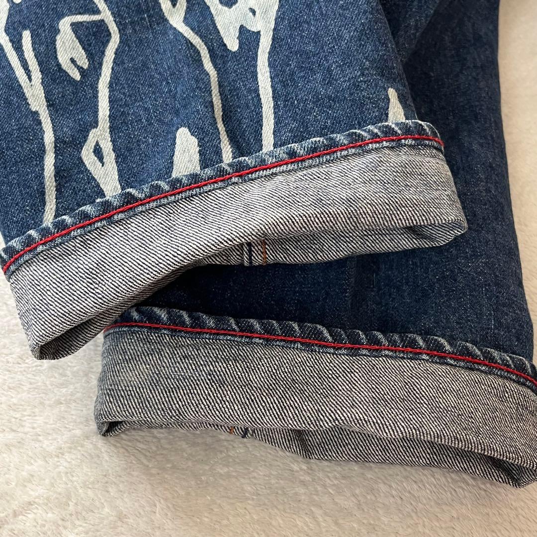 なーすけ！PAUL SMITH RED EAR ブリーチ加工デニム w34