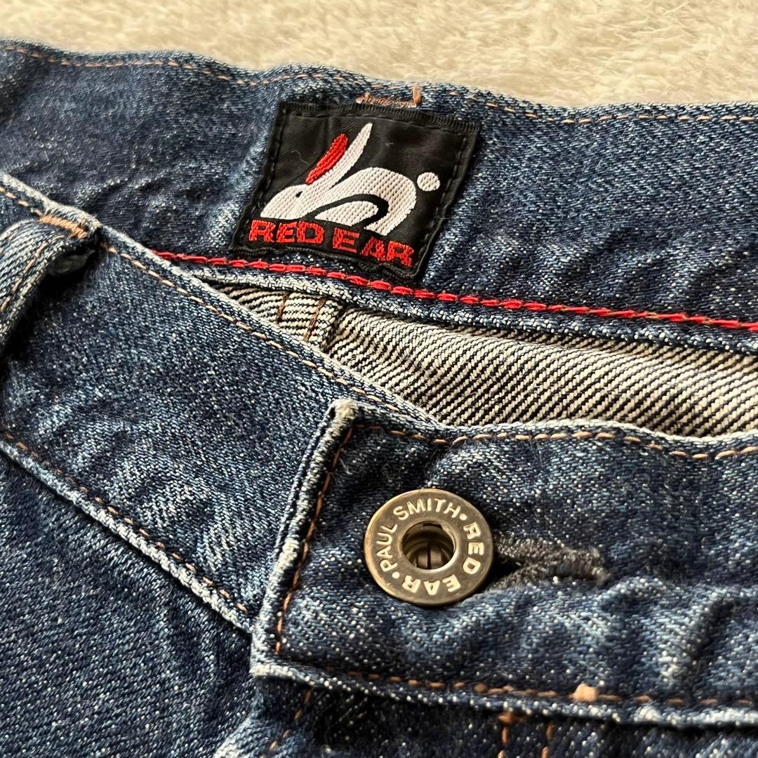 なーすけ！PAUL SMITH RED EAR ブリーチ加工デニム w34