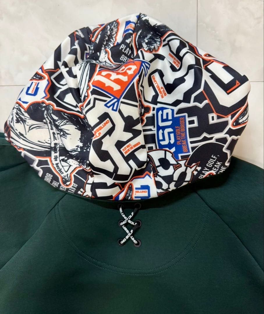 ラッセルノ ゴルフ メンズウェア グリーン パーカー サイズ6(XL)