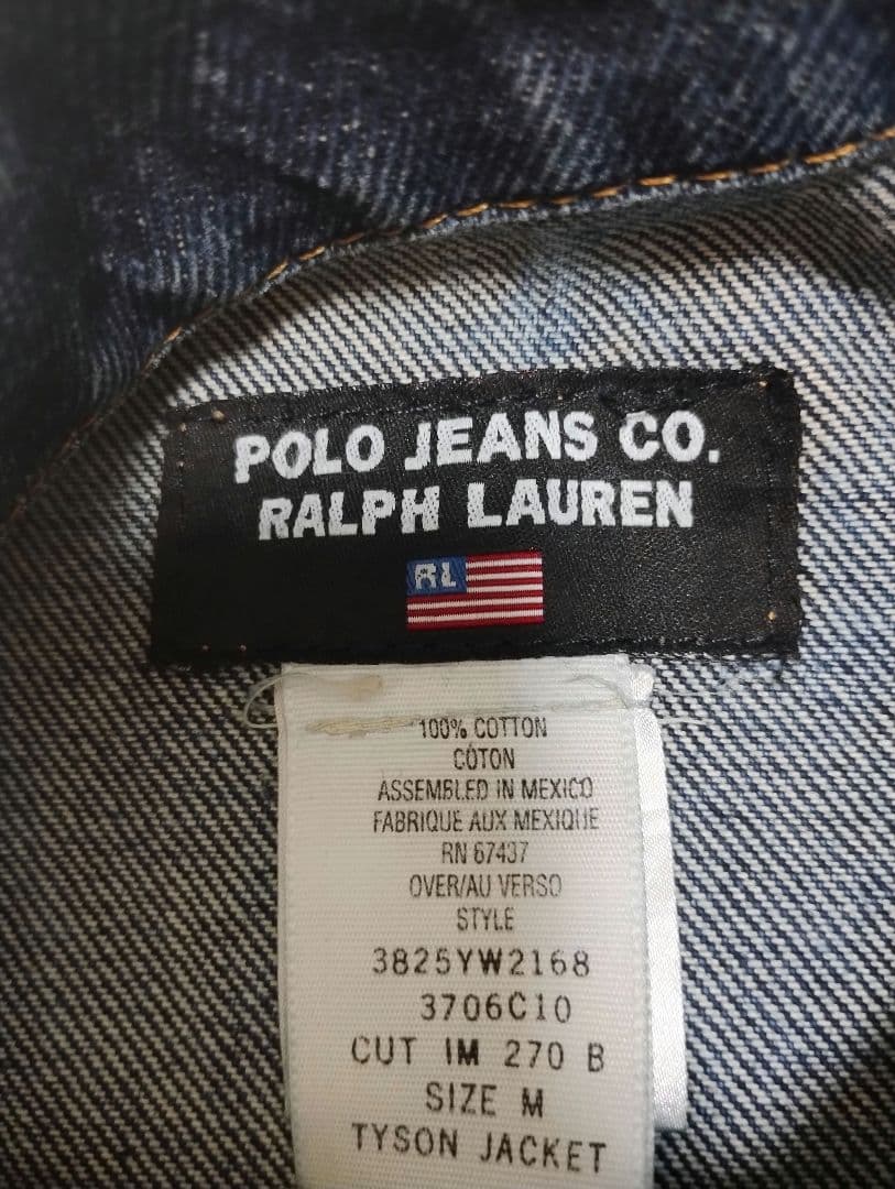 POLOJEANSポロジーンズデニムジャケット Ralph Lauren　濃紺