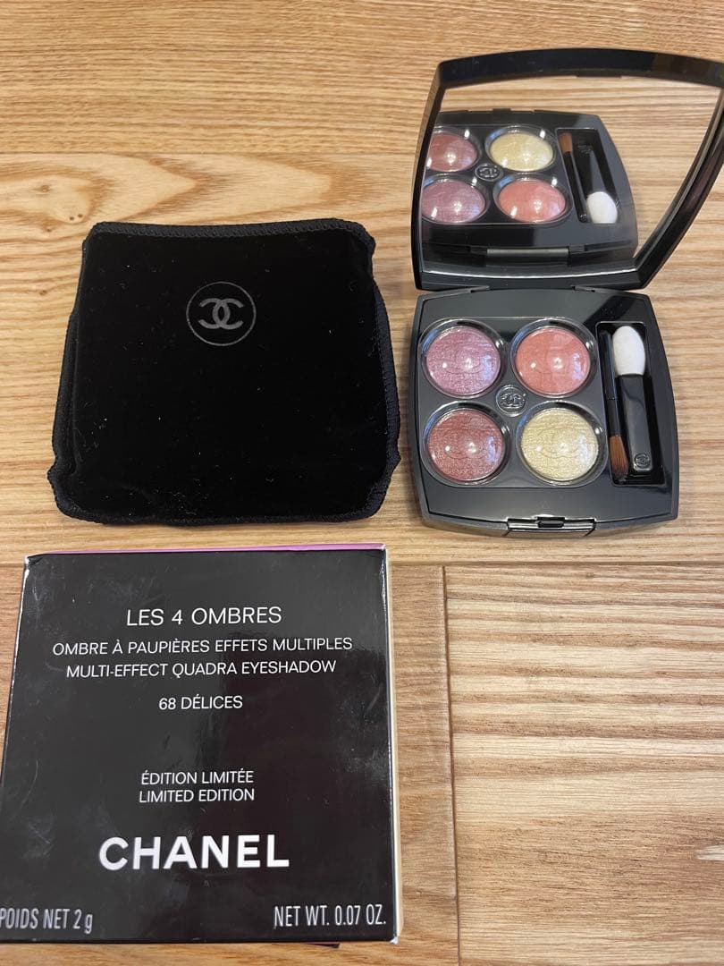 【新品未使用】CHANELシャネル　レキャトルオンブル68デリス【限定色】