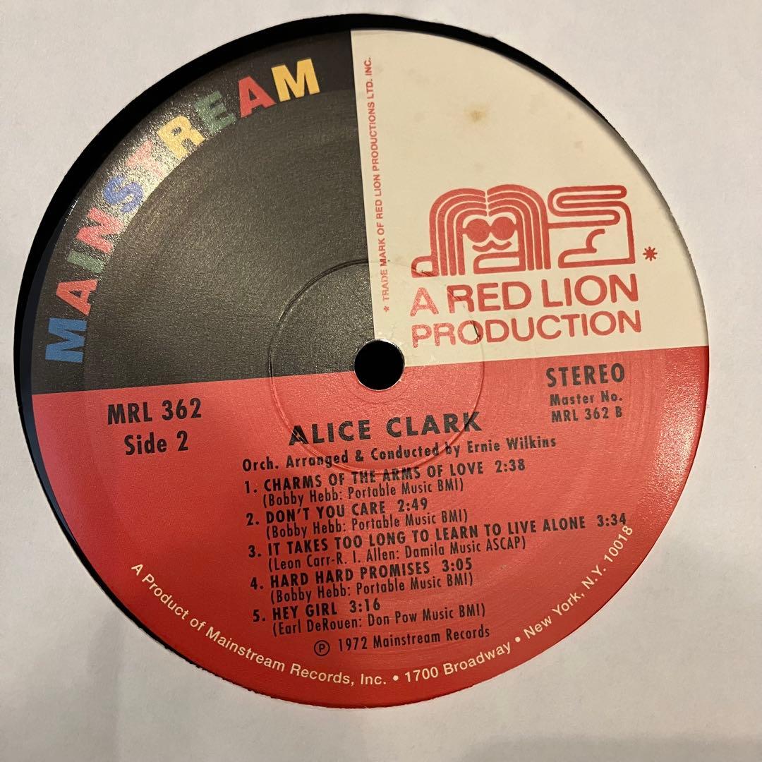 Alice Clark レコード