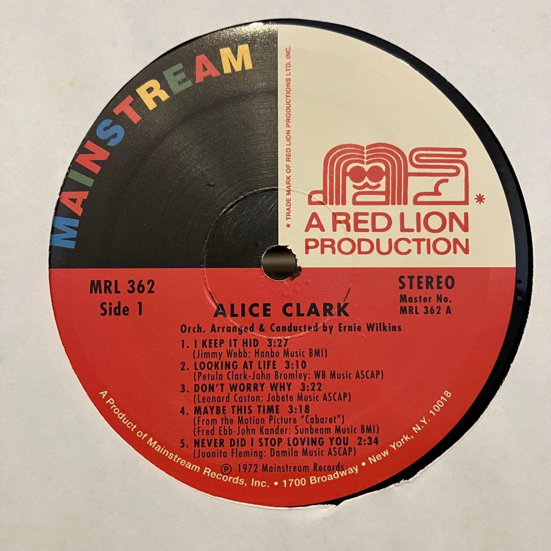 Alice Clark レコード