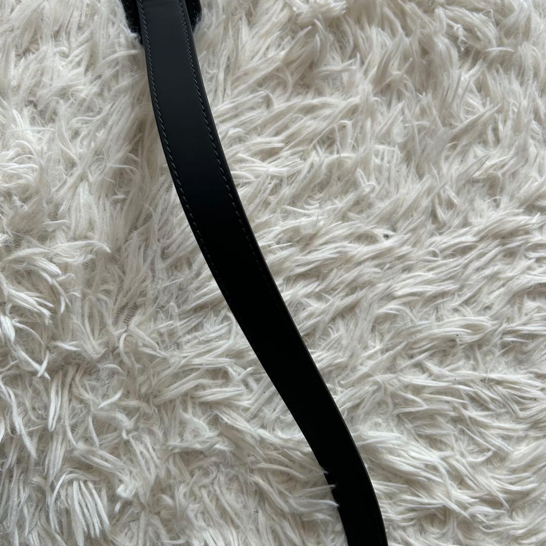 【ルイヴィトン】 ショルダーストラップ 新品 レザー マット 長さ調整可 黒