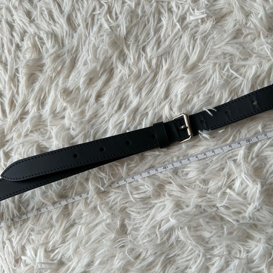 【ルイヴィトン】 ショルダーストラップ 新品 レザー マット 長さ調整可 黒