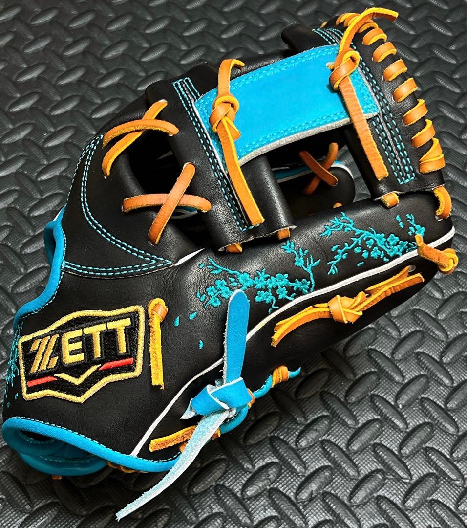 ZETT 数量限定品 プロステイタス 軟式 内野手用 グローブ 今宮健太